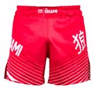 Okami kanji Fightshorts -red